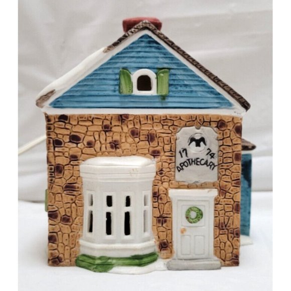 Vintage Dept 56 New England Village Series APOTHECARY SHOP #65307 Retired - Picture 4 of 9